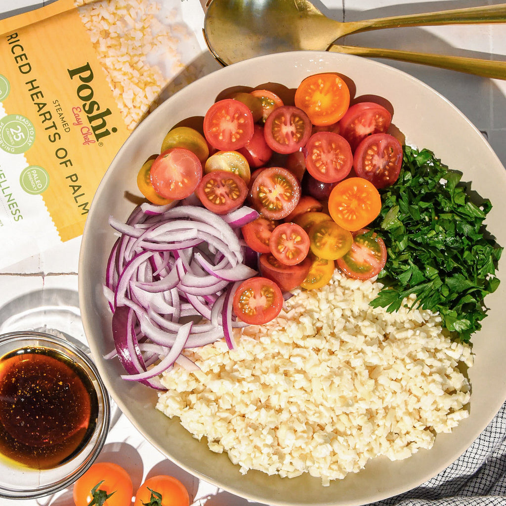 Riced Hearts of Palm | Easy Chef - 10 Pack (7 OZ/Pouch)